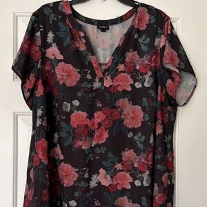 Torrid Floral Blouse